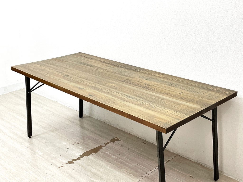 ジャーナルスタンダードファニチャー journal standard Furniture シノン ダイニングテーブル CHINON DINING TABLE L 杉古材 定価￥113,300- ●