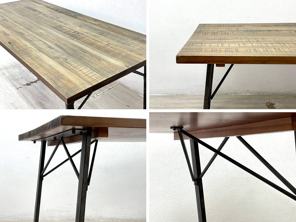 ジャーナルスタンダードファニチャー journal standard Furniture シノン ダイニングテーブル CHINON DINING TABLE L 杉古材 定価￥113,300- ●