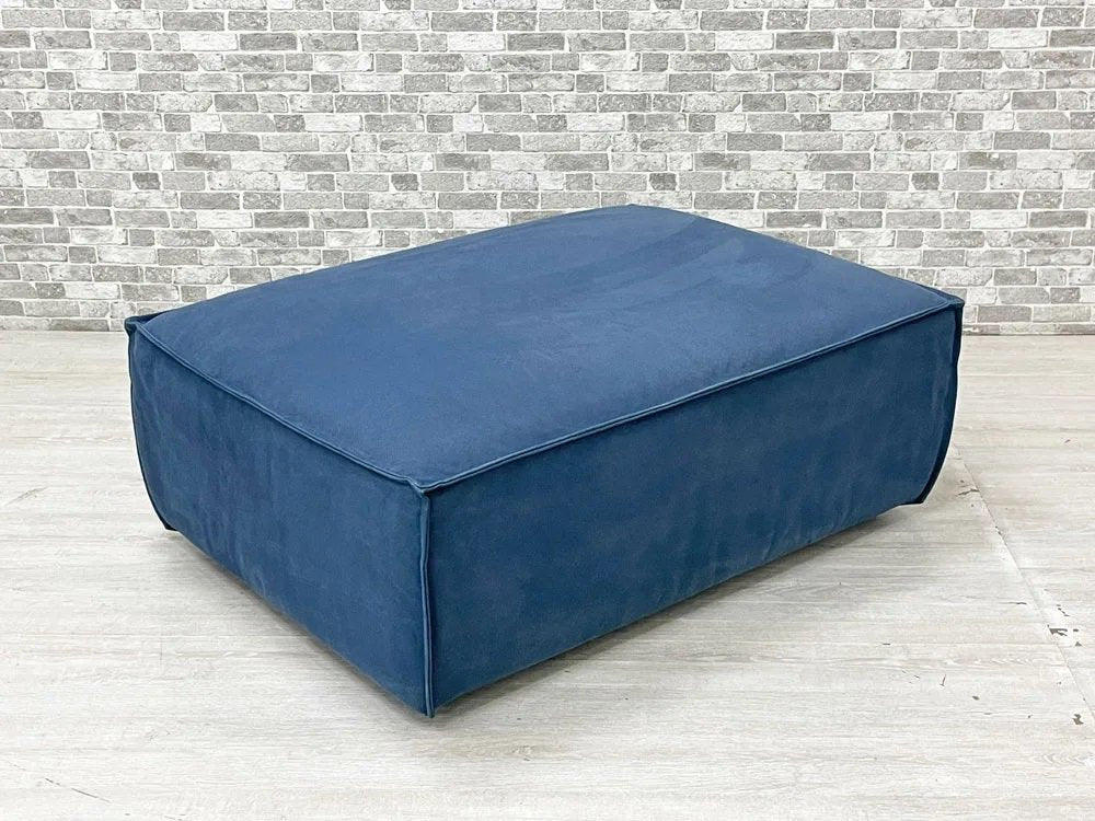 レンバシー REMBASSY マニソファ オットマン MANI sofa OTTOMAN 倉敷帆布 ネイビー系 カバーリング 定価102,800円 ●