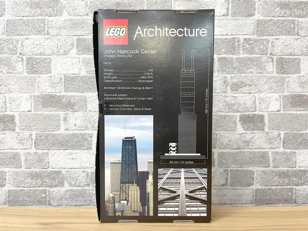 レゴ LEGO アーキテクチャー Architecture ジョン・ハンコック・センター John Hancock Center 21001 箱付き 未開封品 サイン入り デンマーク ●