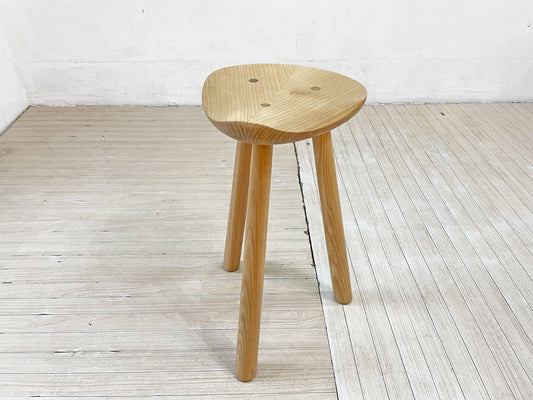 ニカリ NIKARI クラシック RMJスツール CLASSIC RMJ STOOL CAFEシリーズ アッシュ無垢材×バーチ無垢材  ルディ・メルツ フィンランド 北欧家具 ★