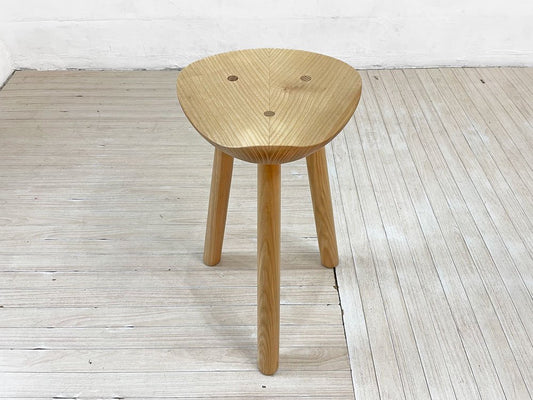 ニカリ NIKARI クラシック RMJスツール CLASSIC RMJ STOOL CAFEシリーズ アッシュ無垢材×バーチ無垢材  ルディ・メルツ フィンランド 北欧家具 ★