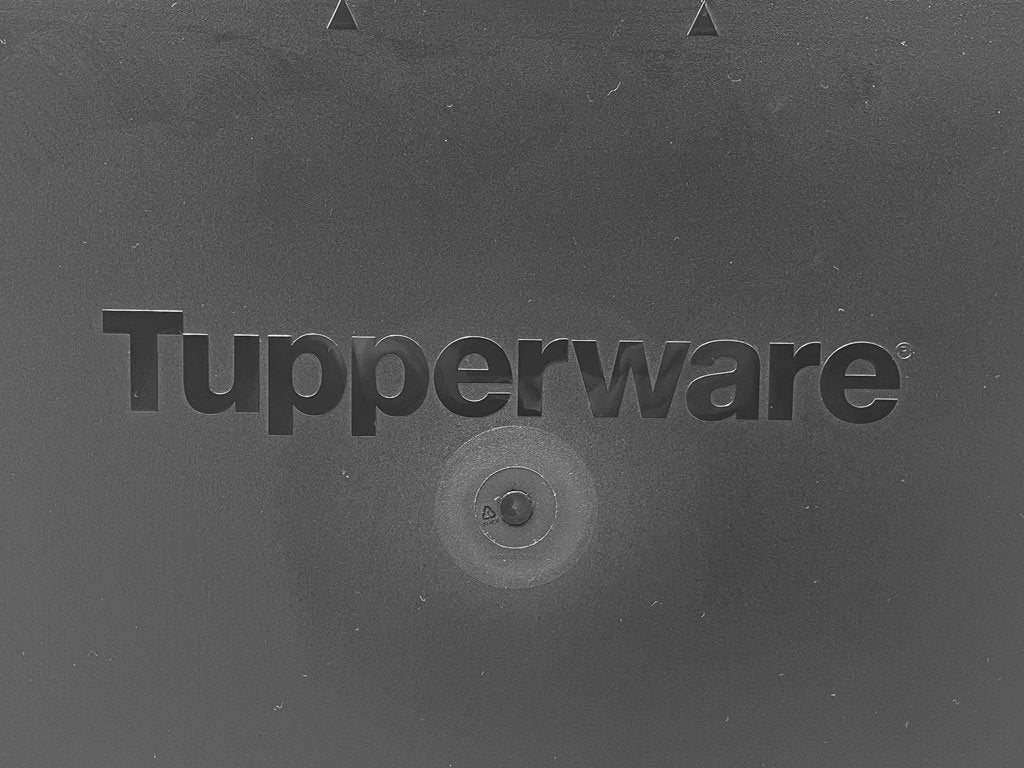 タッパーウェア Tupperware スーパーチェスト Super Chest ワイド 1段 ダークブラウン プラスチック製 引出し 収納ボックス 箪笥 ●