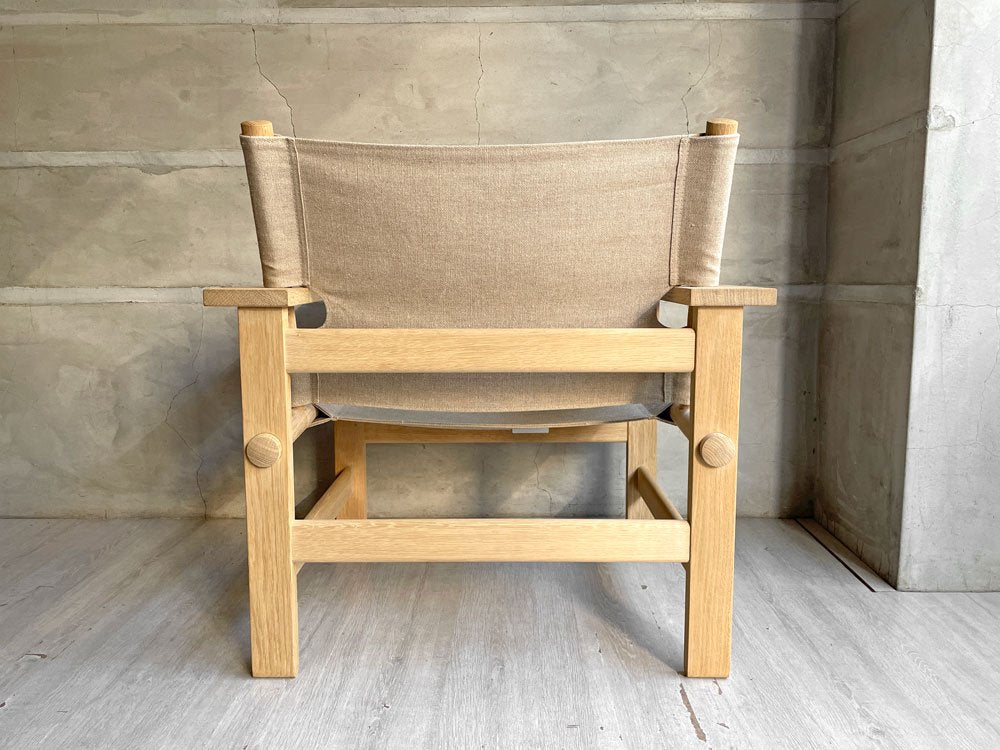 フレデリシア FREDERICIA Model 2031 キャンバスチェア CANVAS CHAIR ラウンジチェア オーク材 ソープフィニッシュ ボーエ・モーエンセン 定価\443,300-♪