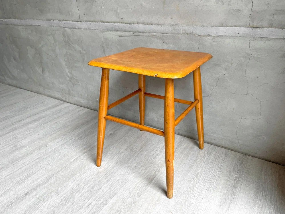 EDSBY VERKEN ファネットスツール Fanett Stool イルマリ・タピオヴァーラ Ilmari Tapiovaara スウェーデン 1950-60s 北欧ビンテージ 希少 ♪