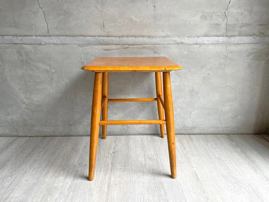 EDSBY VERKEN ファネットスツール Fanett Stool イルマリ・タピオヴァーラ Ilmari Tapiovaara スウェーデン 1950-60s 北欧ビンテージ 希少 ♪