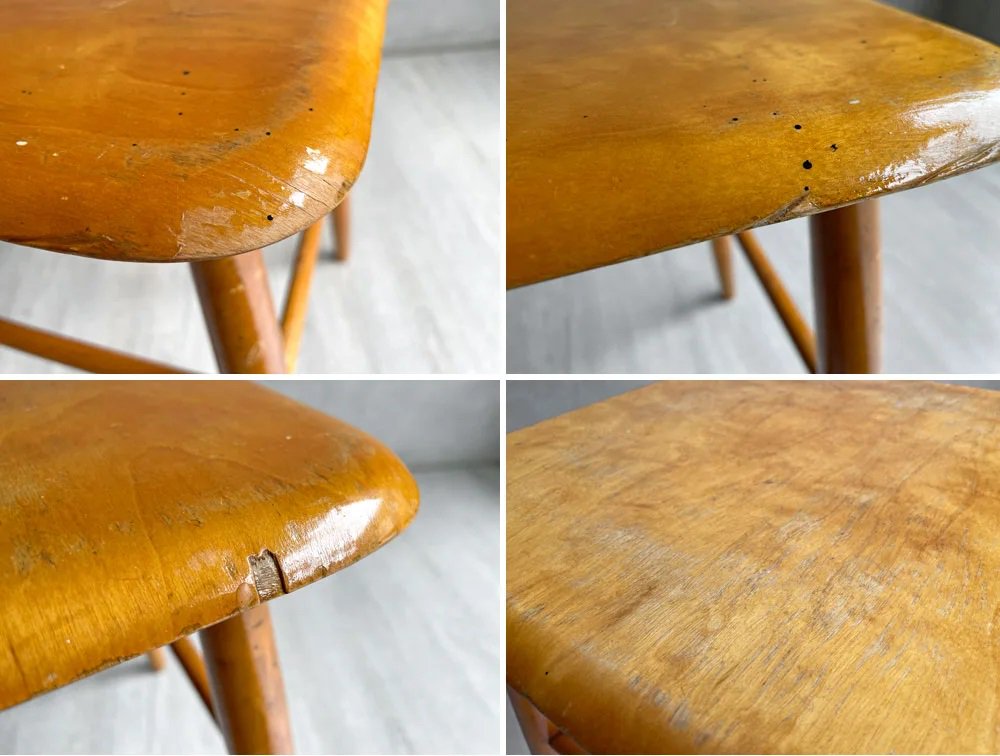 EDSBY VERKEN ファネットスツール Fanett Stool イルマリ・タピオヴァーラ Ilmari Tapiovaara スウェーデン 1950-60s 北欧ビンテージ 希少 ♪