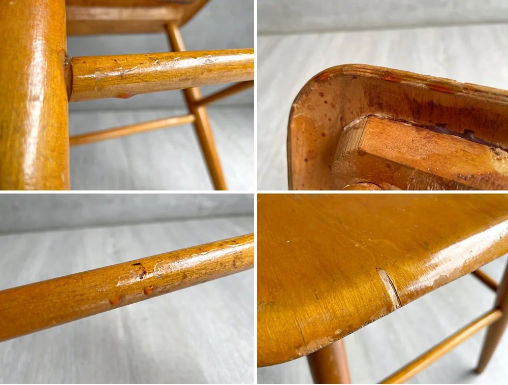 EDSBY VERKEN ファネットスツール Fanett Stool イルマリ・タピオヴァーラ Ilmari Tapiovaara スウェーデン 1950-60s 北欧ビンテージ 希少 ♪