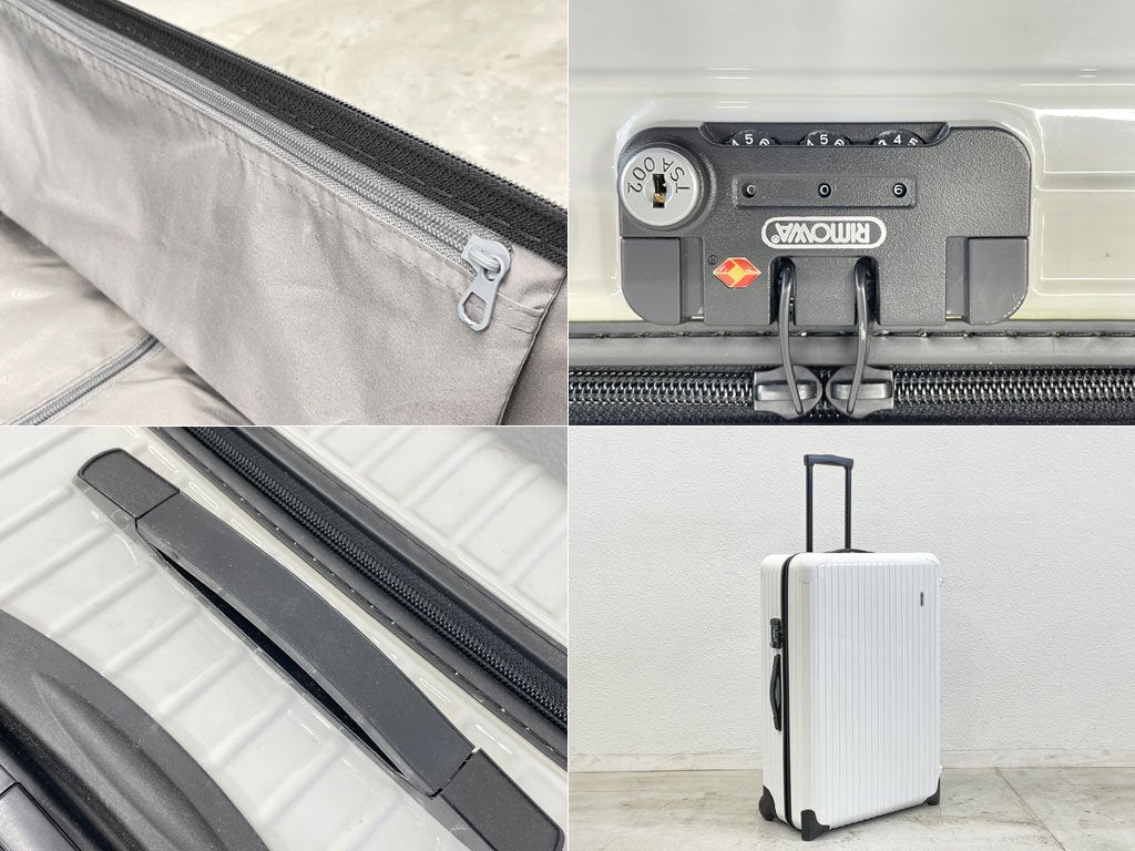 リモワ RIMOWA サルサ SALSA 82L　2ホイール ホワイト スーツケース キャリーケース トローリー 2輪 TSAロック 〓