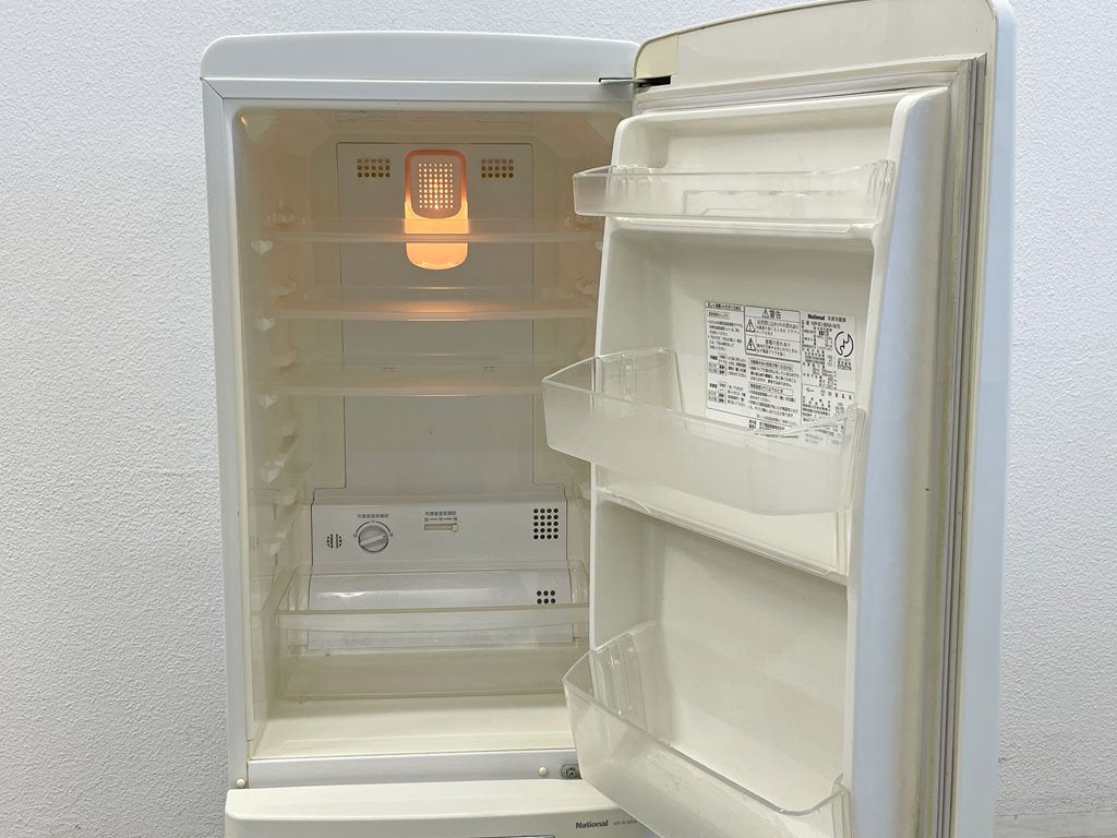 ナショナル National ウィル WiLL FRIDGE mini パーソナルノンフロン冷凍冷蔵庫 ホワイト 2002年製 162L オリジナル ノスタルジックデザイン〓