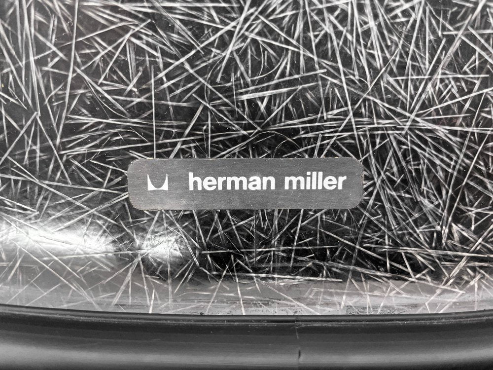 ハーマンミラー Herman Miller サイドシェルチェア サード 3rd アプホルスター ファブリック グレー スタッキングベース C&Rイームズ ミッドセンチュリー ●
