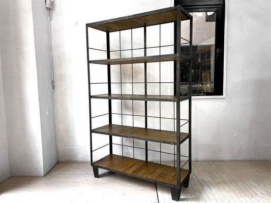 ジャーナルスタンダードファニチャー journal standard Furniture カルビ シェルフ CALVI SHELF アイアン オーク材 ★