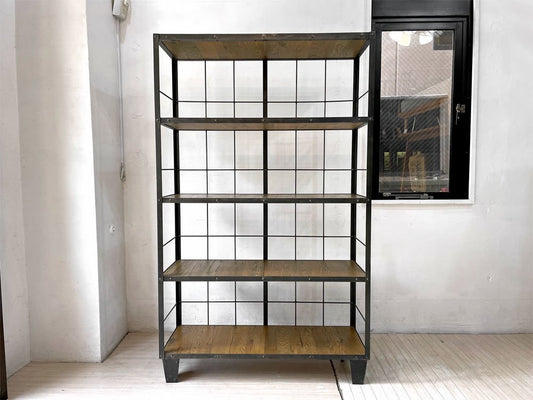 ジャーナルスタンダードファニチャー journal standard Furniture カルビ シェルフ CALVI SHELF アイアン オーク材 ★