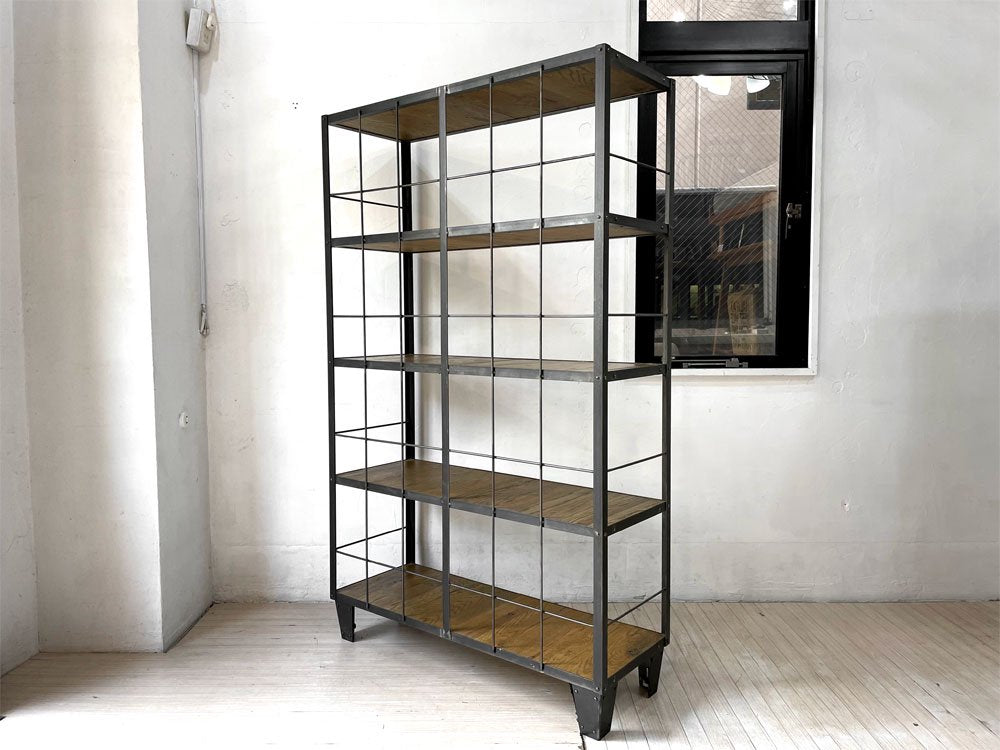 ジャーナルスタンダードファニチャー journal standard Furniture カルビ シェルフ CALVI SHELF アイアン オーク材 ★