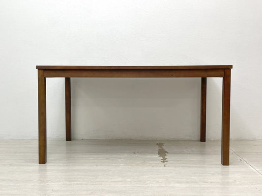 無印良品 MUJI バーチ材 ダイニングテーブル W140cm シンプルデザイン ●