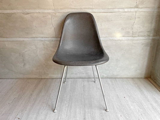 ハーマンミラー Herman Miller サイドシェルチェア セカンド 2nd vintage Hベース イームズ エレファントハイドグレー 稀少カラー ♪