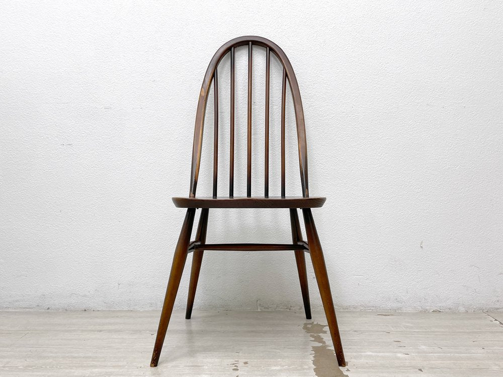 アーコール Ercol クエーカーチェア ダイニングチェア オールドコロニアル エルム材×ビーチ材 UKビンテージ 英国家具 ●