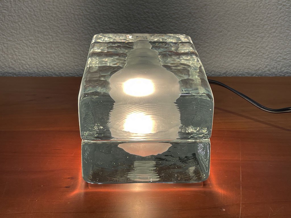 デザインハウスストックホルム DESIGN HOUSE Stockholm ブロックランプ BLOCK LAMP クリア Lサイズ ハッリ・コスキネン MoMA 定価49,500円 ◇