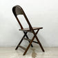 クラリン CLARIN MFG社製 ビンテージ Vintage フォールディングチェア FOLDING CHAIR 板座 折りたたみ インダストリアル アメリカ製 US家具 木味 B ●