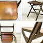 クラリン CLARIN MFG社製 ビンテージ Vintage フォールディングチェア FOLDING CHAIR 板座 折りたたみ インダストリアル アメリカ製 US家具 木味 A ●