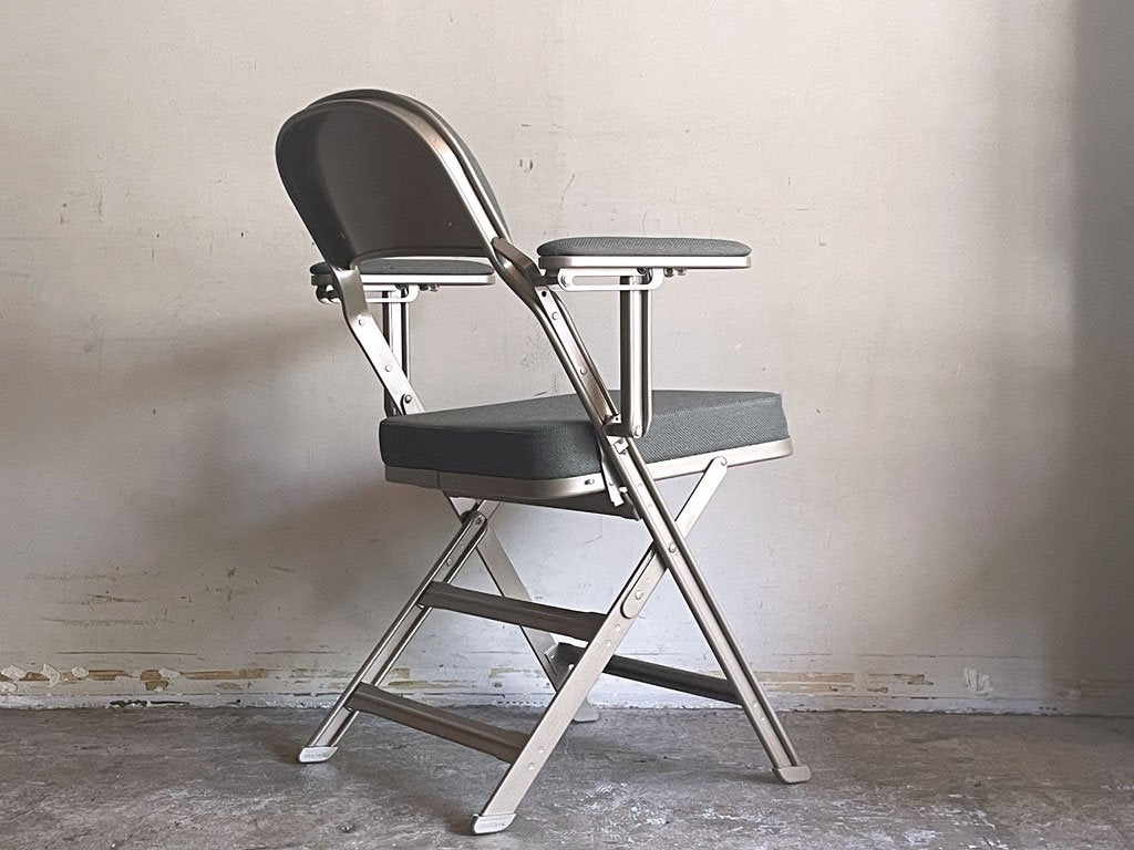 クラリン CLARIN フォールディング アームチェア フルクッション FOLDING CHAIR WITH ARM グレイヘザー 折畳み USA 米国 P.F.S 取扱い 2023年モデル ■