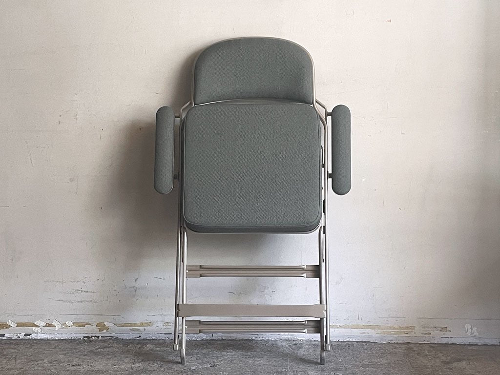 クラリン CLARIN フォールディング アームチェア フルクッション FOLDING CHAIR WITH ARM グレイヘザー 折畳み USA 米国 P.F.S 取扱い 2023年モデル ■