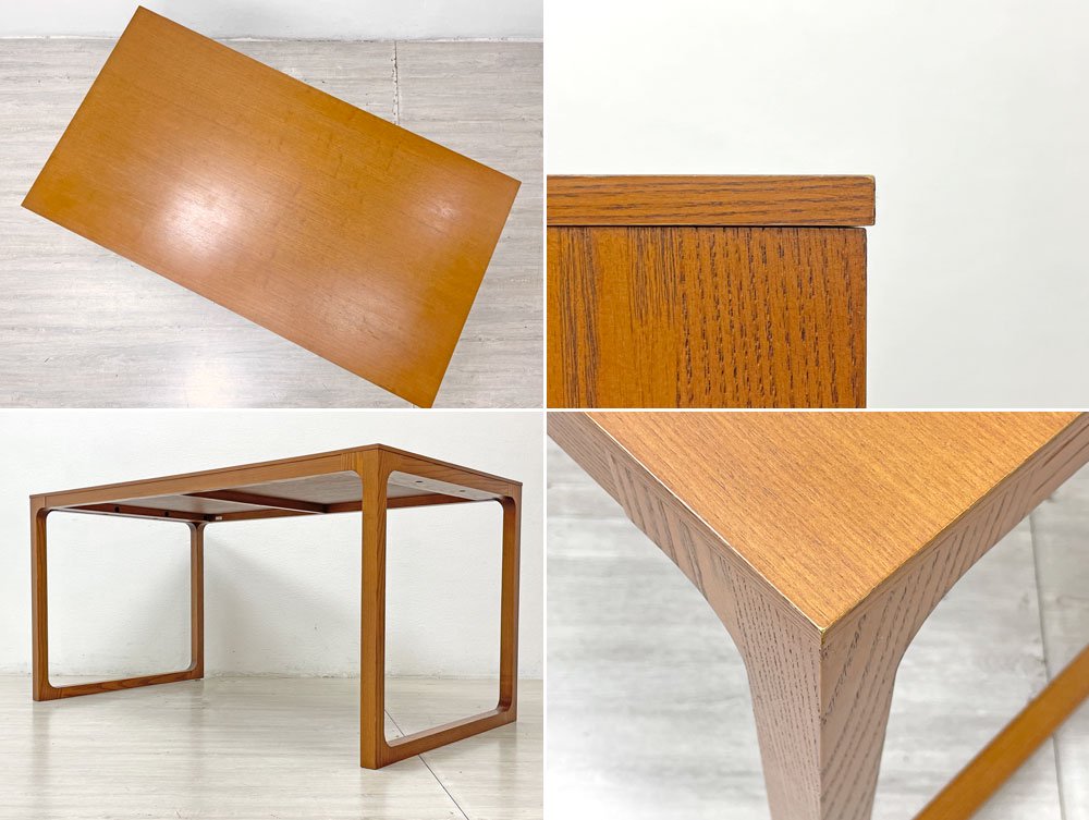 イデー IDEE マルー ダイニングテーブル MALUH DINING TABLE アッシュ材 アントンブラウン W145cm 定価￥105,910- ●