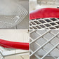 ノル Knoll ビンテージ ダイヤモンドチェア Diamond Chair ハリー ベルトイア Harry Bertoia ホワイトフレーム シートパッド付 ミッドセンチュリー ★