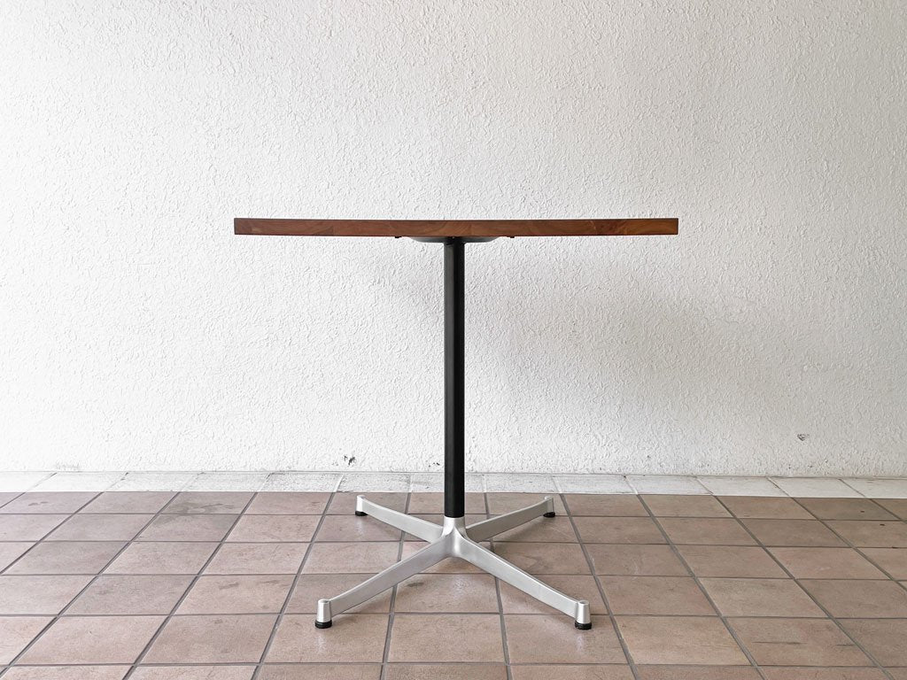 グリニッチ greeniche カフェテーブル Cafe Table 900×700 ウォールナット材 Xレッグ ミッドセンチュリースタイル 定価78,000円 ◇