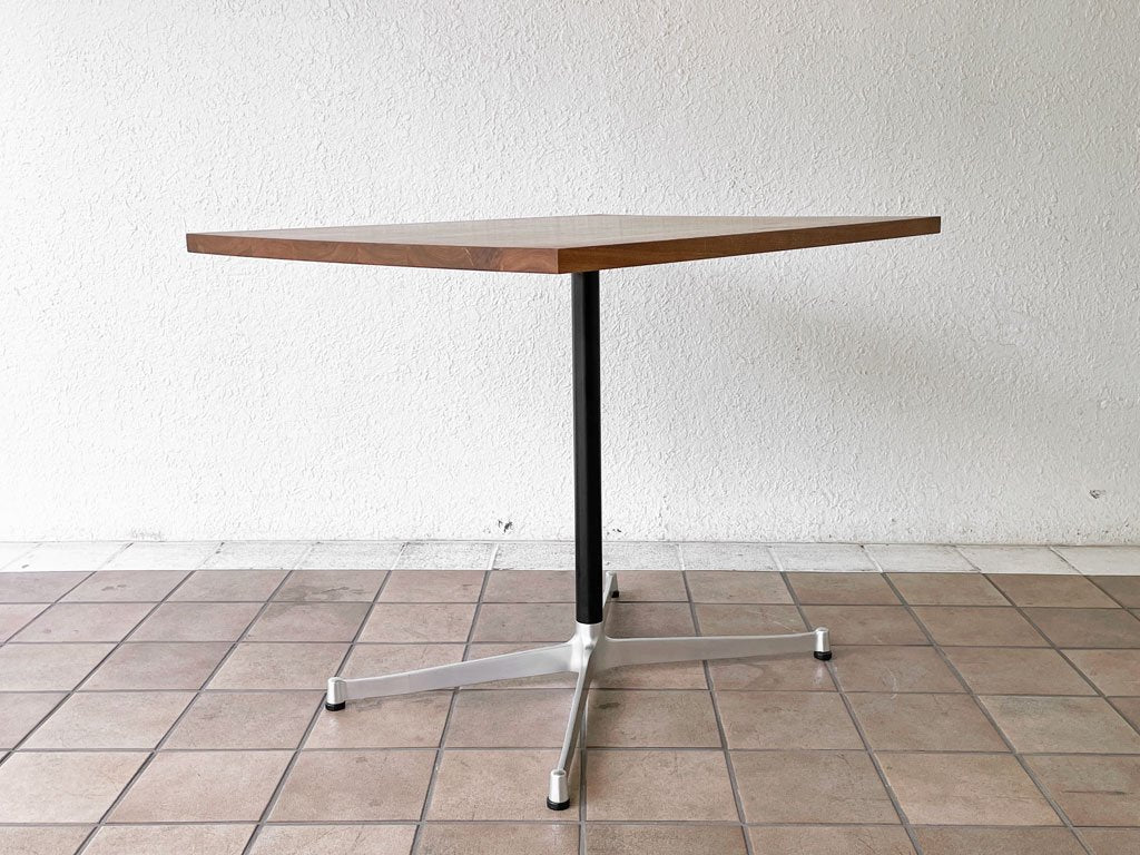 グリニッチ greeniche カフェテーブル Cafe Table 900×700 ウォールナット材 Xレッグ ミッドセンチュリースタイル 定価78,000円 ◇