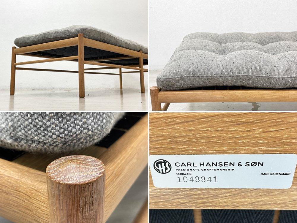 カールハンセン＆サン Carl Hansen & Son OW150 コロニアル デイベッド ソファベンチ オーク材 ソープ仕上げ ファブリック オーレ・ヴァンシャー 北欧 デンマーク ●