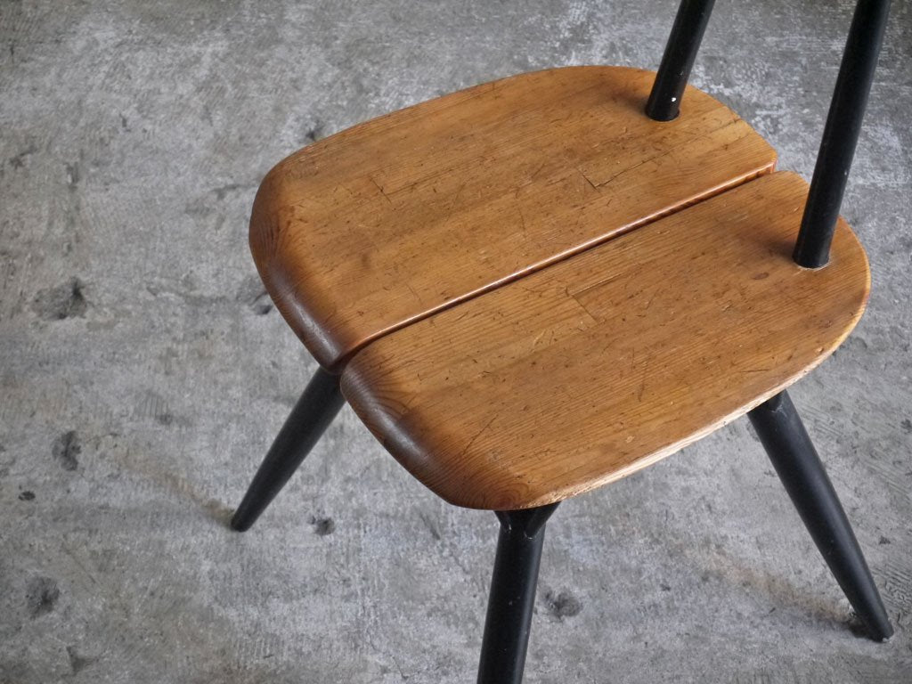 ラウカンプー Laukaan puu ピルッカ チェア pirkka chair ダイニングチェア パイン材 イルマリ・タピオヴァーラ 1950-60s フィンランド 北欧ビンテージ ■