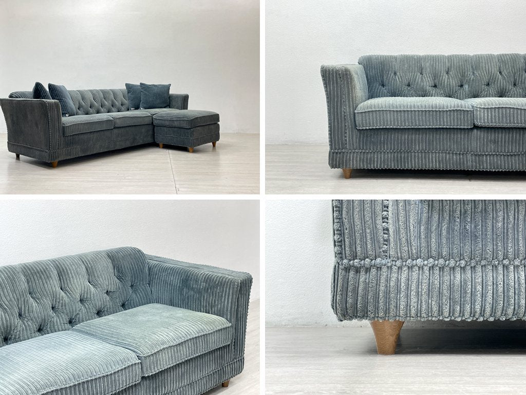 アクメファニチャー ACME Furniture レイクウッド ソファ LAKE WOOD SOFA オットマン クッション セット 西海岸 80s 定価総額389,250円 ●