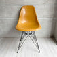 ハーマンミラー Herman Miller サイドシェルチェア セカンド 2nd vintage オークルダーク エッフェルベース イームズ ミッドセンチュリー ♪