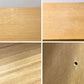 無印良品 MUJI 組み合わせて使える木製収納 タモ材 シェルフ D21 H83cm 3段 ロータイプ 本棚 飾り棚 ナチュラル シンプルデザイン ●