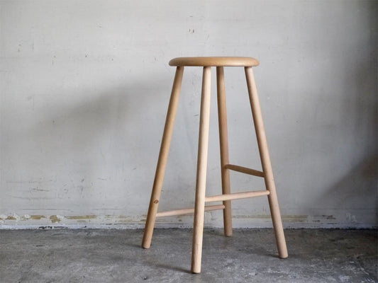 ツァイワールファブリッケン Traevarefabrikken ノルディックスツール L Nordic Stool ビーチ材 花台 北欧 デンマーク 現状品 ■