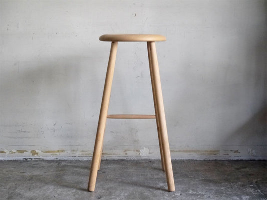 ツァイワールファブリッケン Traevarefabrikken ノルディックスツール L Nordic Stool ビーチ材 花台 北欧 デンマーク 現状品 ■