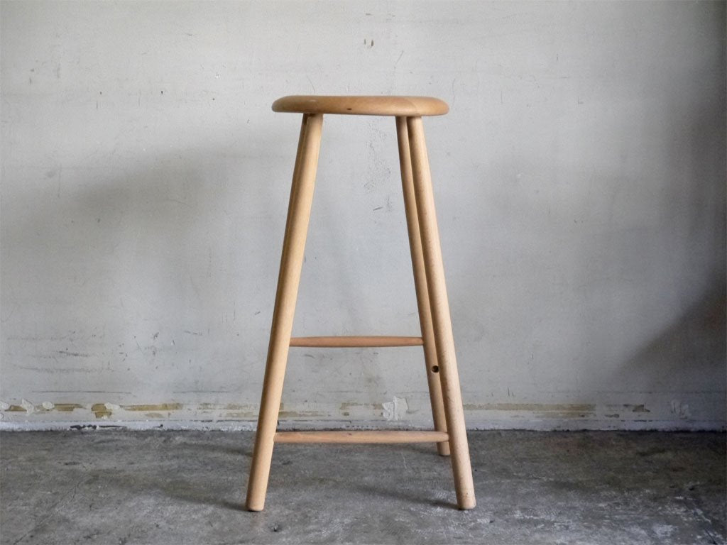 ツァイワールファブリッケン Traevarefabrikken ノルディックスツール L Nordic Stool ビーチ材 花台 北欧 デンマーク 現状品 ■