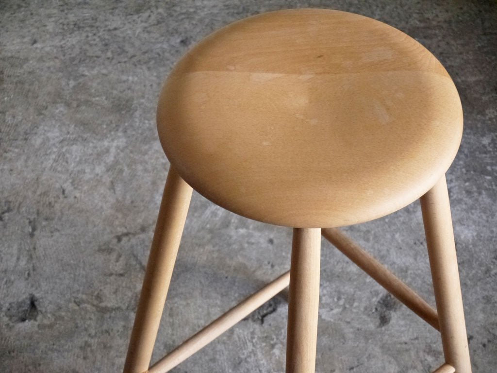 ツァイワールファブリッケン Traevarefabrikken ノルディックスツール L Nordic Stool ビーチ材 花台 北欧 デンマーク 現状品 ■