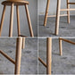 ツァイワールファブリッケン Traevarefabrikken ノルディックスツール L Nordic Stool ビーチ材 花台 北欧 デンマーク 現状品 ■