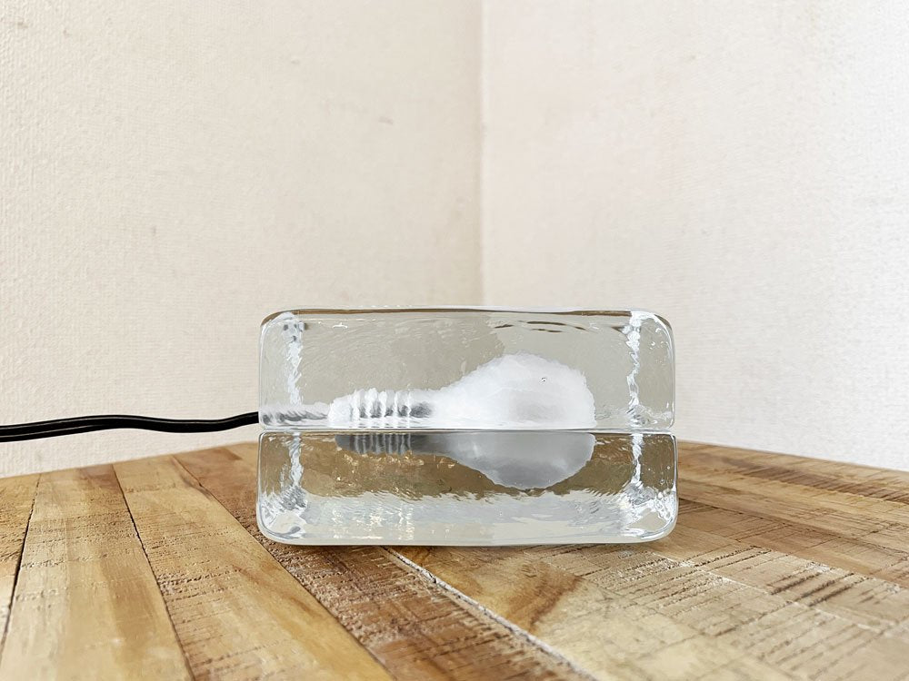 デザインハウスストックホルム DESIGN HOUSE Stockholm ブロックランプ ミニ BLOCK LAMP MINI クリア W12cm ハッリ・コスキネン 定価￥38,500- ◎