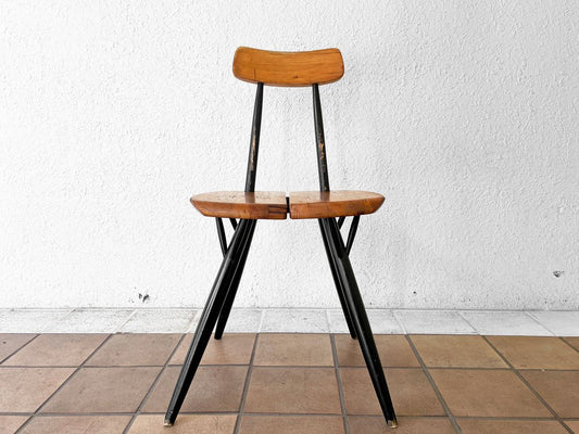 ラウカンプー Laukaan puu ピルッカ チェア pirkka chair ダイニングチェア パイン材 イルマリ・タピオヴァーラ 1950-60s フィンランド 北欧ビンテージ ◇