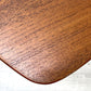 北欧ビンテージ Scandinavian vintage サイドテーブル ナイトテーブル チーク材 三角 3本脚 W68cm 北欧家具 ●