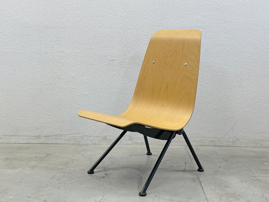 ヴィトラ VITRA アントニーチェア Antony Chair ジャン・プルーヴェ Jean Prouve ビーチ×ブラックレッグ 正規品 美品 廃盤 〓