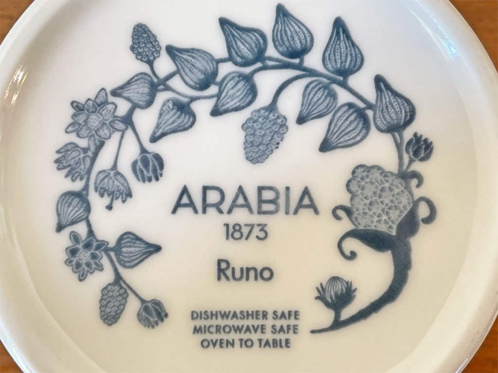 アラビア ARABIA ルノ Runo サマーレイ SUMMER RAY ティーカップ＆ソーサー ヘイニ・リータフフタ 満水280ml 北欧食器 廃番 希少 B ◎