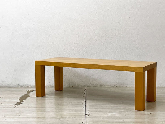 家具蔵 KAGURA ダン DAN メープル無垢材 ローテーブル W110 クラフト家具 ●