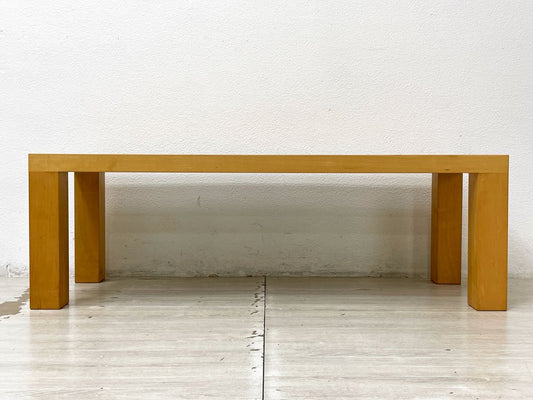 家具蔵 KAGURA ダン DAN メープル無垢材 ローテーブル W110 クラフト家具 ●