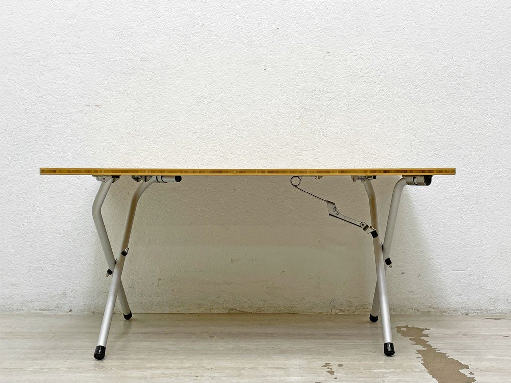 スノーピーク Snow Peak ワンアクションローテーブル One Action Low Table Small フォールディングテーブル ローテーブル 竹 アルミ 定価￥33,000- ●