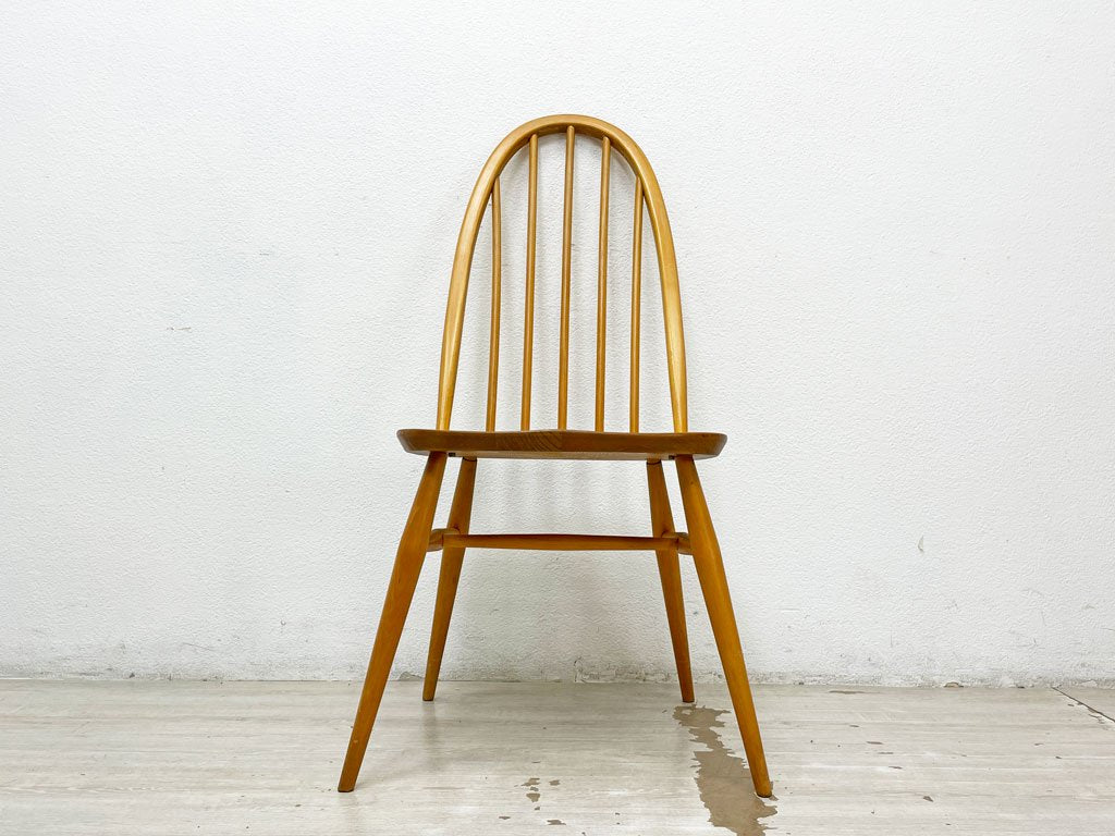 アーコール Ercol クエーカー チェア ダイニングチェア UKビンテージ エルム×ビーチ材 ナチュラル 英国家具 ●