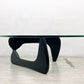 イサムノグチ Isamu Noguchi コーヒーテーブル Coffee Table ガラス天板厚20mm リプロダクト品 デザイナーズ家具 名作  ●